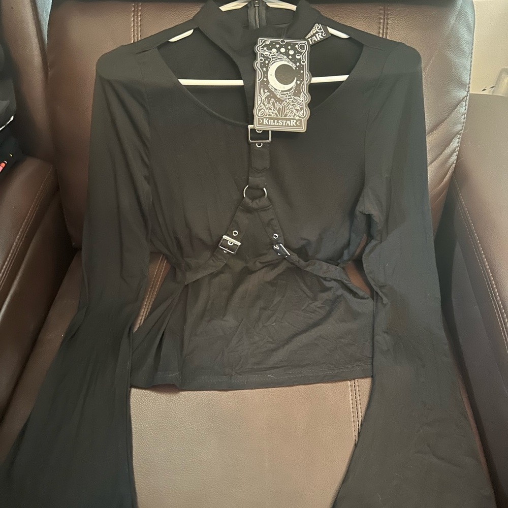 Killstar “Crop Circle Harness Top”